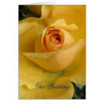 Yellow Rose Wedding Invitation cards