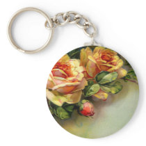 Yellow Roses Key Chain