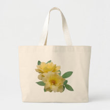 Yellow Roses Tote Bags