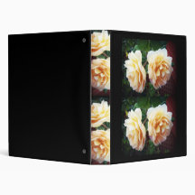 Yellow Roses Vinyl Binders