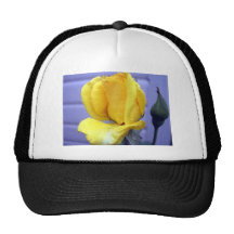 Yellow Rsoebud Mesh Hat