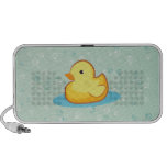 Yellow rubber duck with bubble speaker