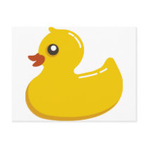 Yellow Rubber Duckie Post Cards