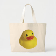 Yellow Rubber Ducky Canvas Bag