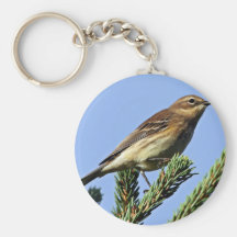 Yellow-rumped Warbler Key Chains