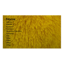 Yellow Scrub Brush Business Card Templates