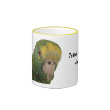Yellow Shouldered Amazon Mug