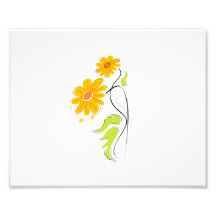 yellow simple earth flower graphic.png photo