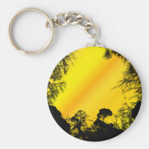 Yellow Sky Key Chain