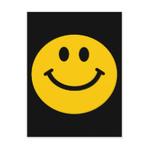 Yellow Smiley Face Postcards