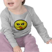 Yellow smiley sticking out tounge tees