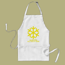 yellow snow has a taste of lemon aprons