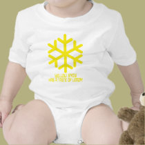 yellow snow has a taste of lemon t-shirts