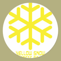 yellow snow has a taste of lemon stickers