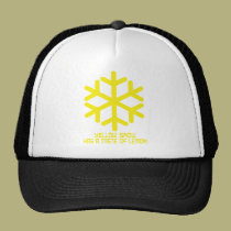 yellow snow has a taste of lemon hats