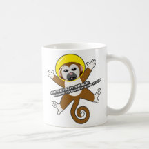 Yellow Space Monkey Mug