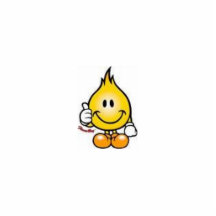 yellow spitfire ornament photo cutout