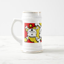 yellow suds skully coffee mug