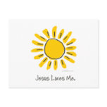 Yellow Sun Post Card