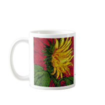 Yellow Sunflower Coffee Mug