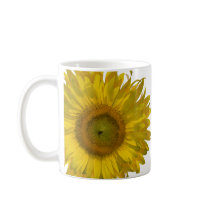 Yellow Sunflower Wedding Coffee Mug