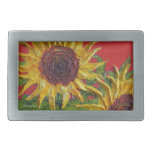 Yellow Sunflowers Belt Buckle