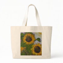 Yellow Sunflowers by Paris Wyatt Llanso Canvas Bag