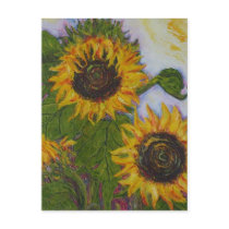 Yellow Sunflowers by Paris Wyatt Llanso Postcards