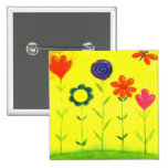 yellow sunshine pinback buttons