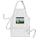 Yellow Surf Board Apron
