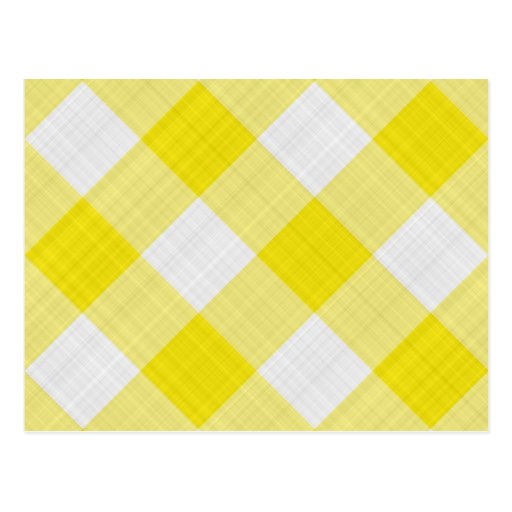 yellow table cloth post cards