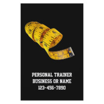 Yellow Tape Measure Personal Trainer Weight Loss Flyer Design