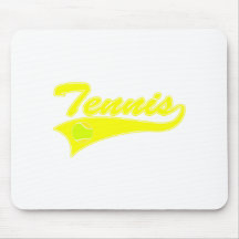 Yellow Tennis Mousepads