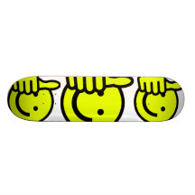 Yellow Thumbs Up Smiley Skate Boards