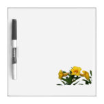 Yellow Trumpet Flowers cutout photo Dry Erase Whiteboards