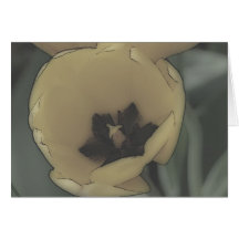 Yellow-Tulip Card