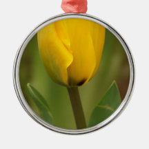 Yellow Tulip Christmas Tree Ornament