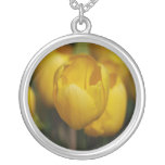 Yellow Tulip Spring Necklace