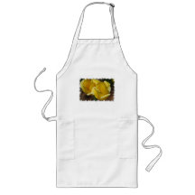Yellow Tulips Long Apron