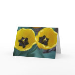 Yellow Tulips Note Card