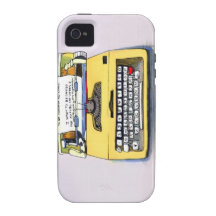 Yellow Typewriter iPhone 4 Cases
