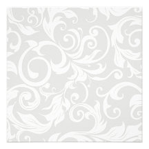 Yellow Wedding Monogram Damask Invitation