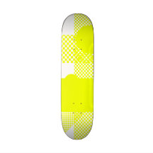 Yellow White mix & match Custom Skate Board