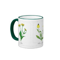 Yellow Wildflowers Mugs