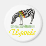 Yellow Zebra Series Refrigerator Magnet