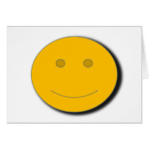 yellowhappyface card