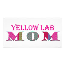 YellowLabMom Custom Photo Card