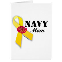 YellowRibbonRose_Navy_Mom Card