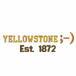 Yellowstone Emoticon Women's Polo - Black embroidered shirts