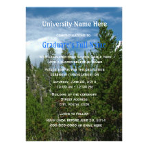 Yellowstone graduation ceremony (convocation) invite